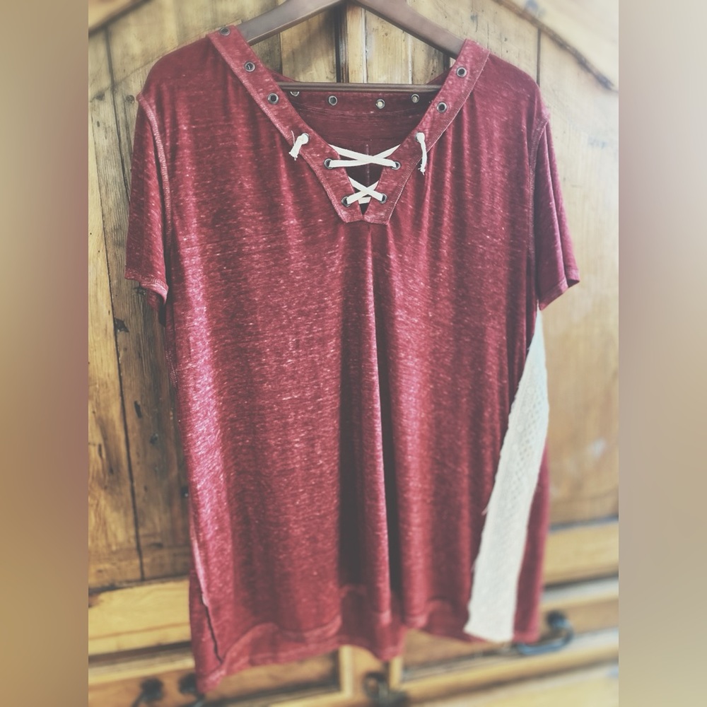 OOAK Artisan Tee Altered Slub Tee - Picture 8 of 9